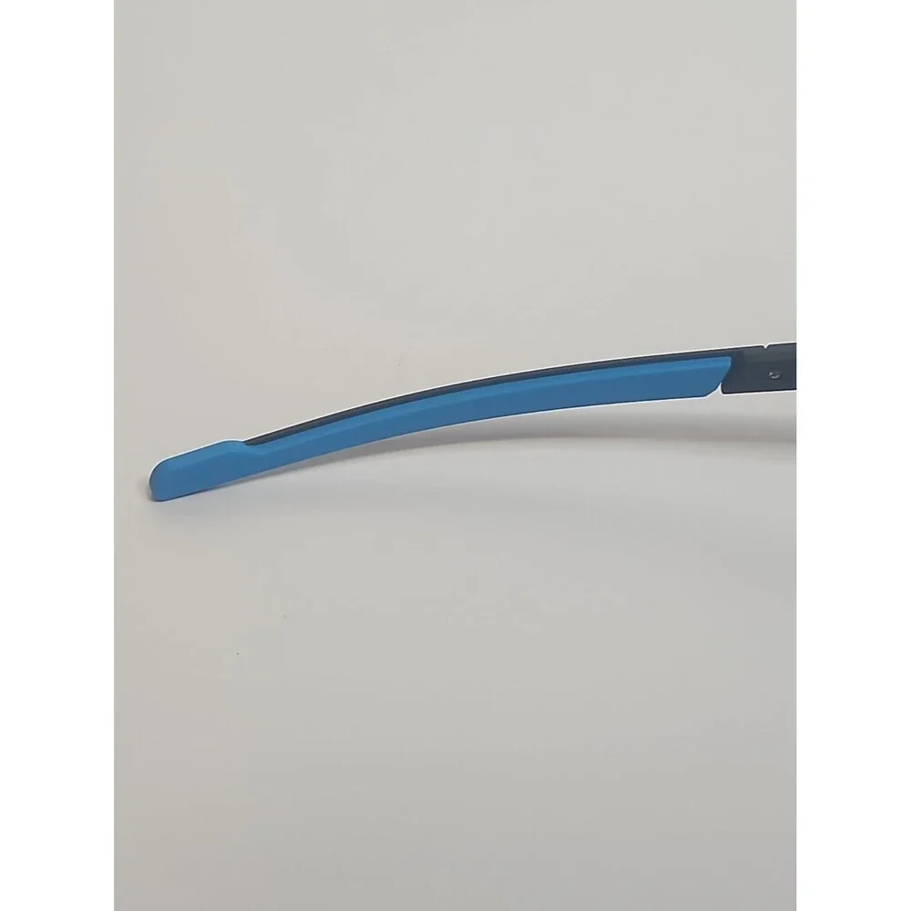 Oakley Bevel Eyeglasses Satin Black Blue OX8161-0457 57-13 145 Mens W/ Case
